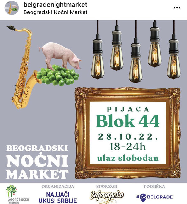 ZETS Orchard at the Belgrade Night Market on October 28, 2022 from 18:00-24:00