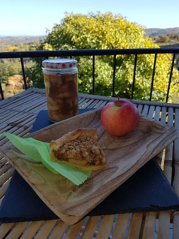 ZETS Recipe for Traditional Serbian Holiday Cake With Apples Covered with Crumbs